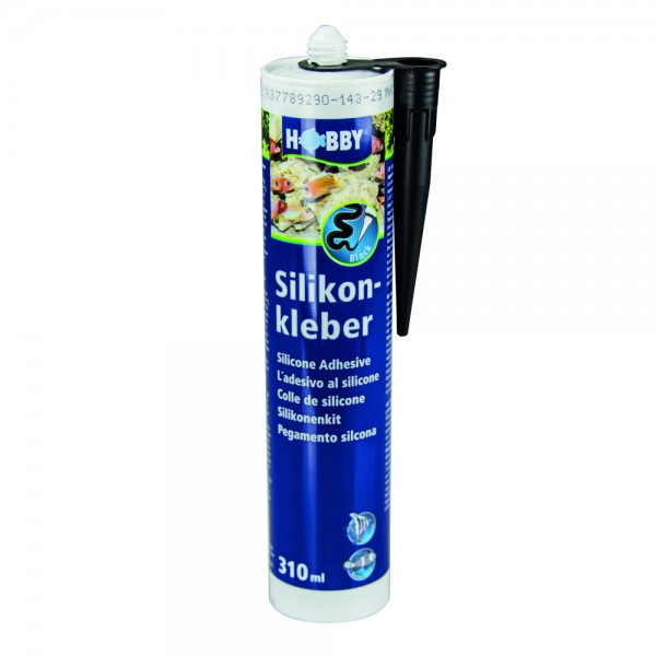 Hobby Silikonkleber transp./schw.
