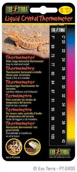 Exoterra Liquid Crystal Thermometer