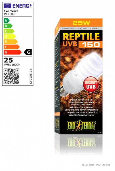 Exoterra Reptile UVB 150, Kompaktlampe