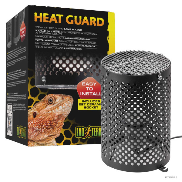 Exo Terra Heat Guard Hitzeschutz-Lampenhalterung mit EU-Verpackung, E27-Keramikfassung
