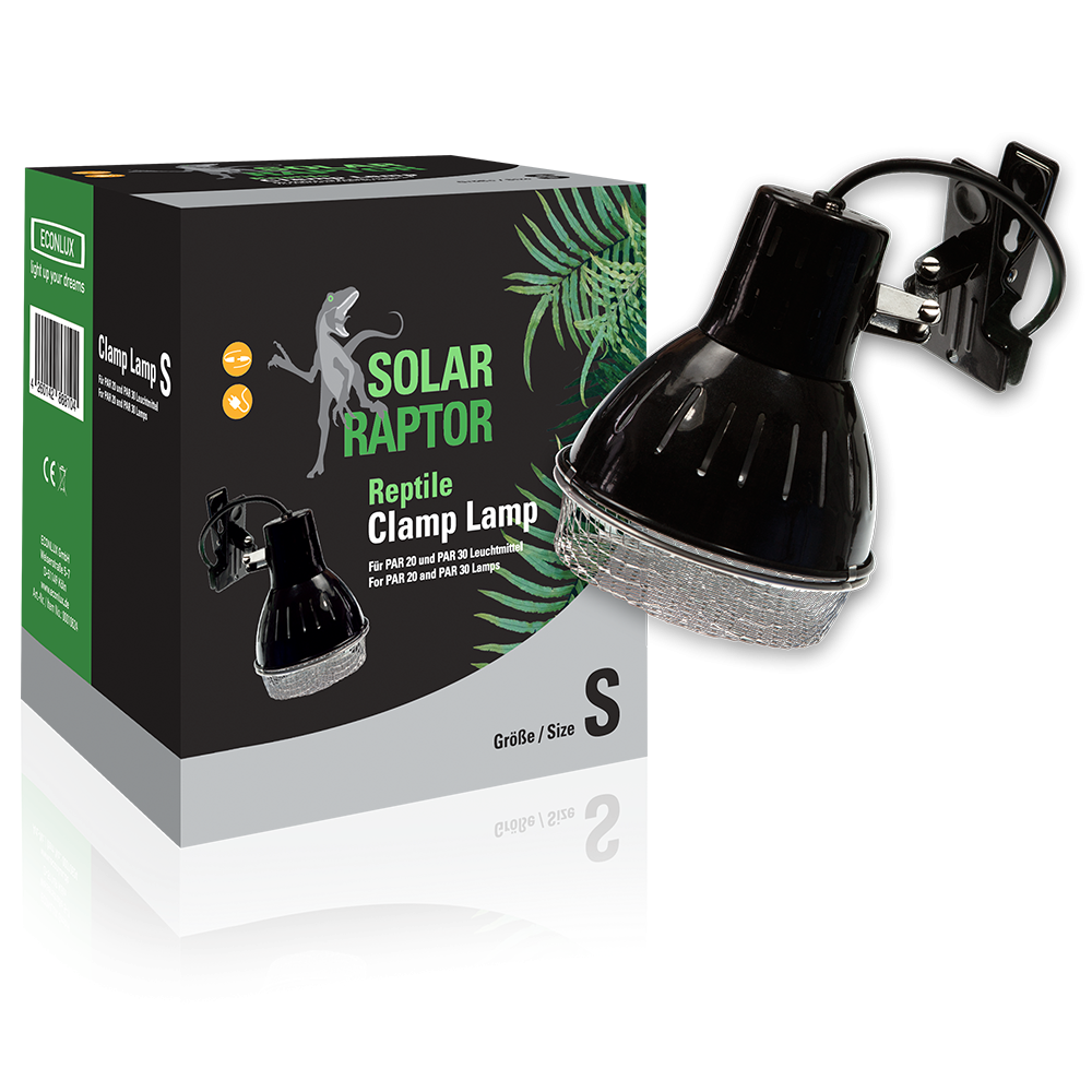 温室・飼育ケース Solar Raptor Reptile Clamp Lamp 35W SolarRaptor ClampLamp - Lampenfassung mit Schutzgitter für die
