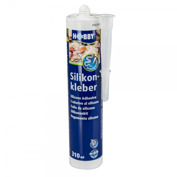 Hobby Silikonkleber transp./schw.