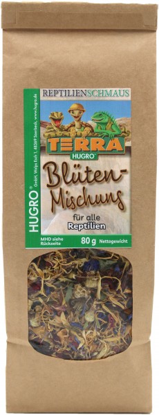 Blüten &amp; Blätter getrocknet für Reptilien, 21 Sorten