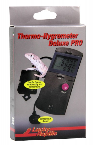 Lucky Reptile Thermo/Hygro Deluxe PRO, Min./Max mit 2 F.