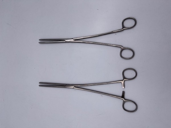 Restposten Edelstahl Futterzangen gerade 30 cm