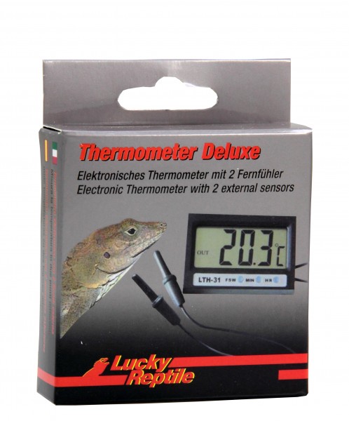 Lucky Reptile Thermometer Deluxe mit 2 Fernfühler