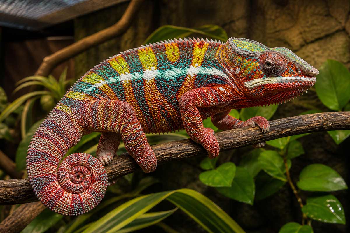 Pantherchamäleon Furcifer Pardalis