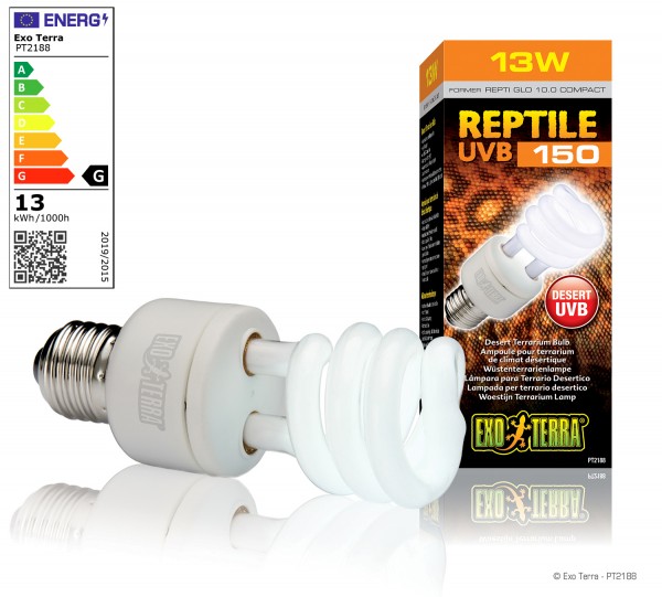 Exoterra Reptile UVB 150, Kompaktlampe