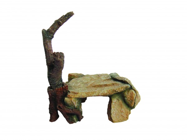 Lucky Reptile Höhle mit Ast, ca. 25x17x27 cm