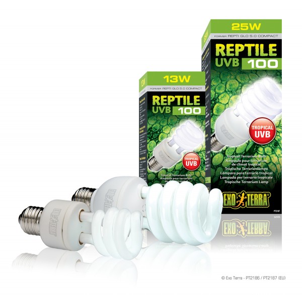 Exoterra Reptile UVB 100, Kompaktlampe