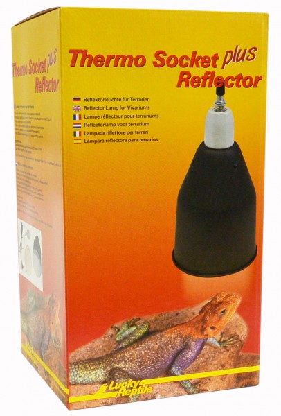 Lucky Reptile Thermo Socket + Reflektor, 2 farbig, mit &amp; ohne Steckverbindung