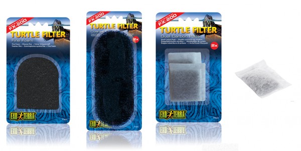 Exoterra Ersatzfilter &amp; Pads für Turtle Filter FX-200