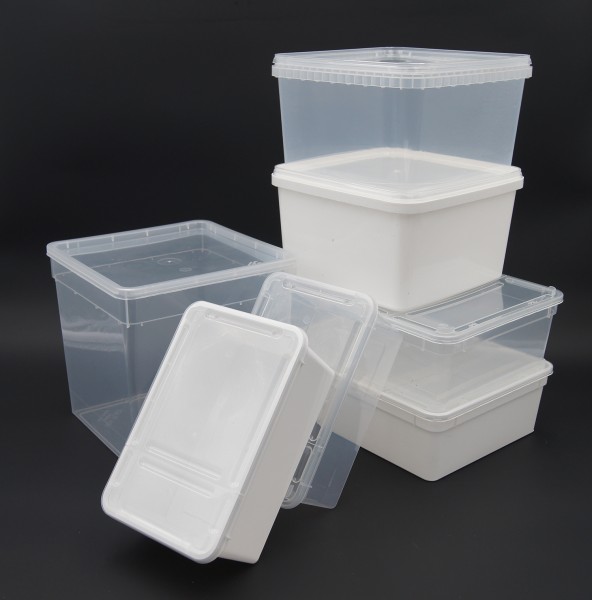 Braplast Dosen klar & weiss