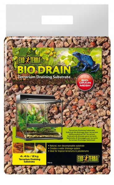 Exoterra Bio Drain Terrarium Substrat, 2kg