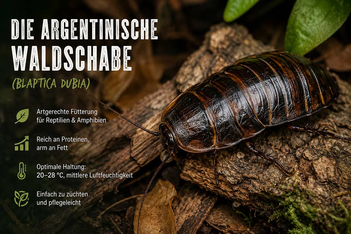 Die Argentinische Waldschabe als Futterinsekt Die Argentinische Waldschabe als Futterinsekt