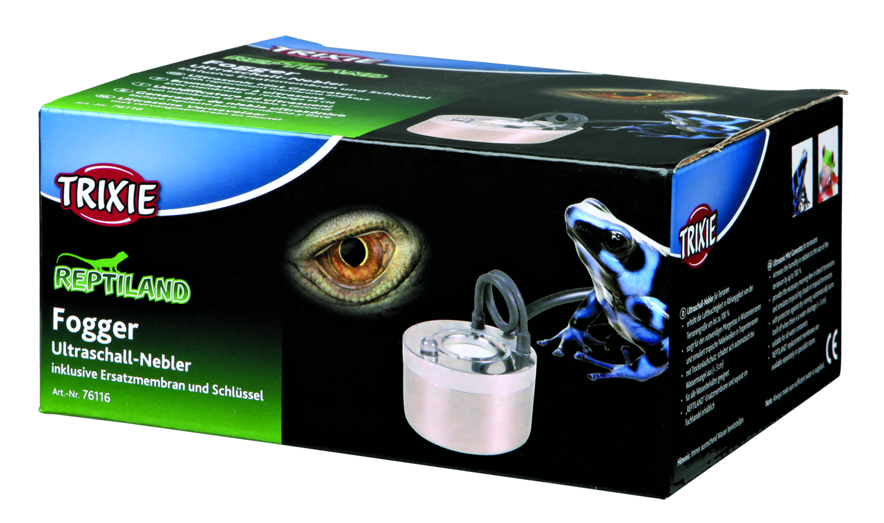 Trixie Fogger UltraschallNebler, inkl. ErsatzteileSet Feuchtigkeit