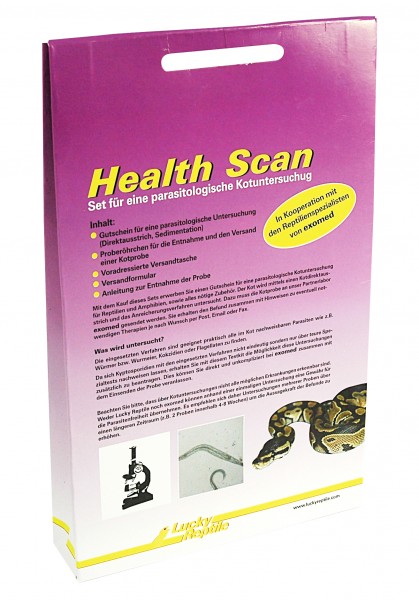 Lucky Reptile Health Scan - Parasitentest