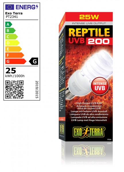 Exoterra Reptile UVB 200 Kompaktlampe