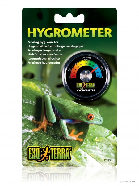 Exoterra Hygrometer analog rund