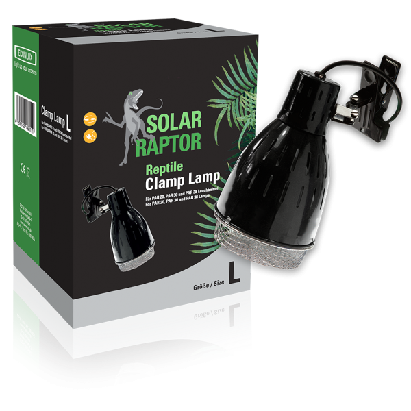 Solar Raptor Clamp Lamp