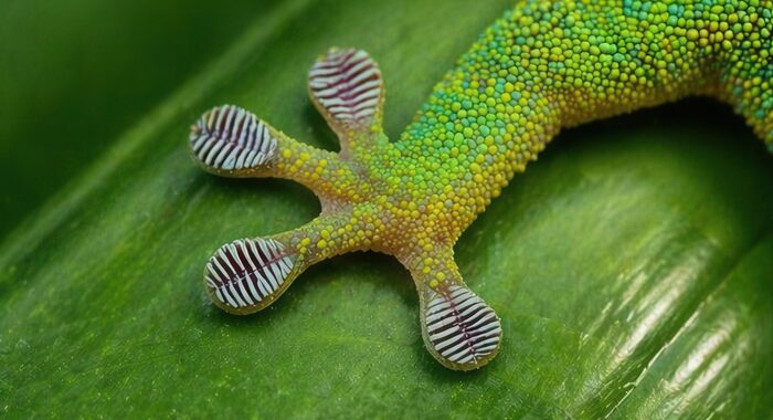 Makroaufnahme der Haftlamellen eines Geckos - Terrarientechnik und Klimasteuerung bei Terraristikshop.net